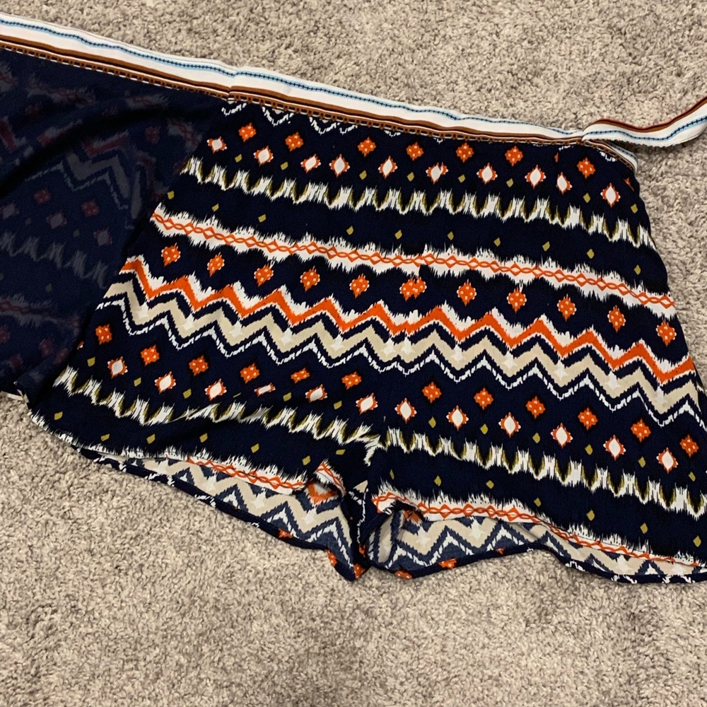 Multi-color Aztec shorts